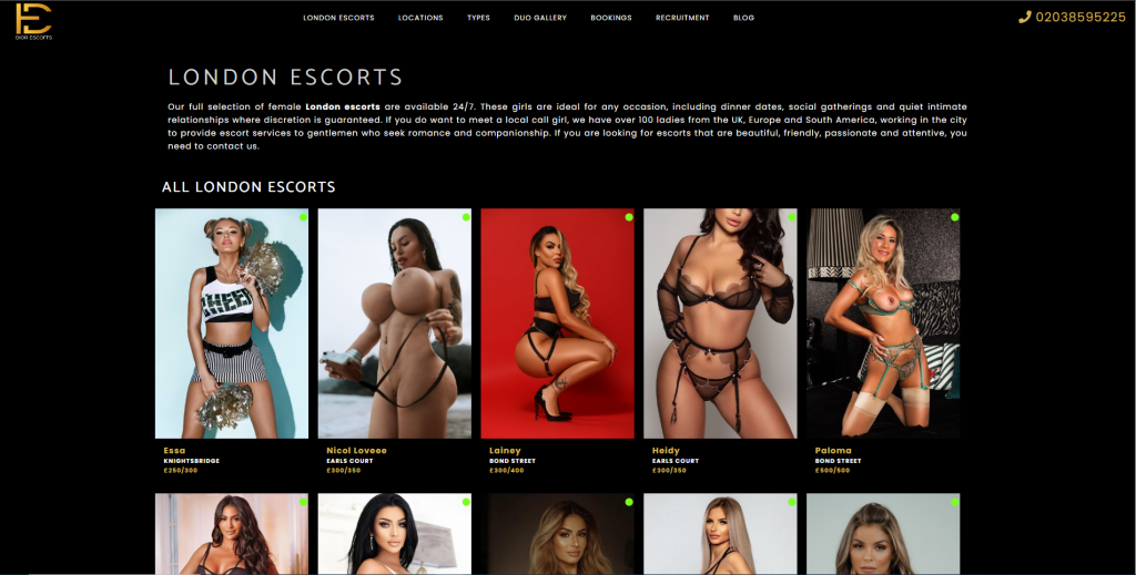 Best London Escort Agencies 1 Dior Escorts London