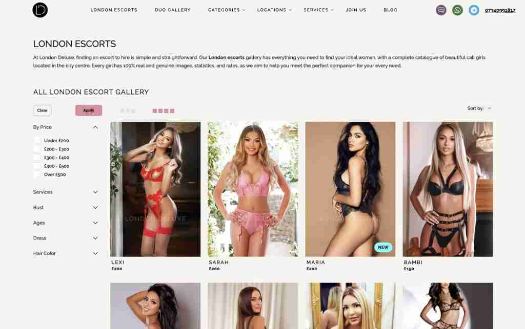 Best London Escort Agencies 2 London Deluxe Escort Agency