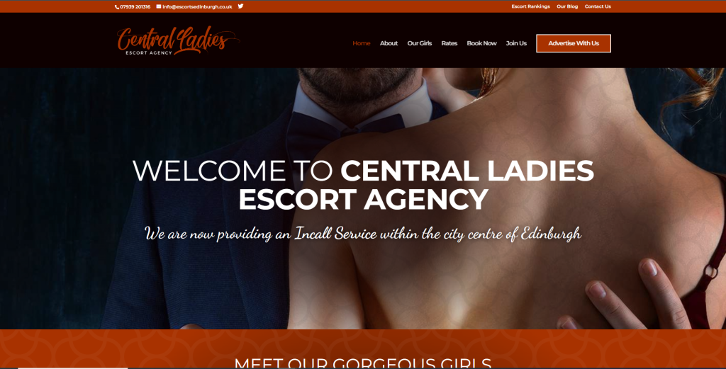 Top 6 Escort Agencies In Edinburgh 1 Central Ladies Escort Agency Edinburgh