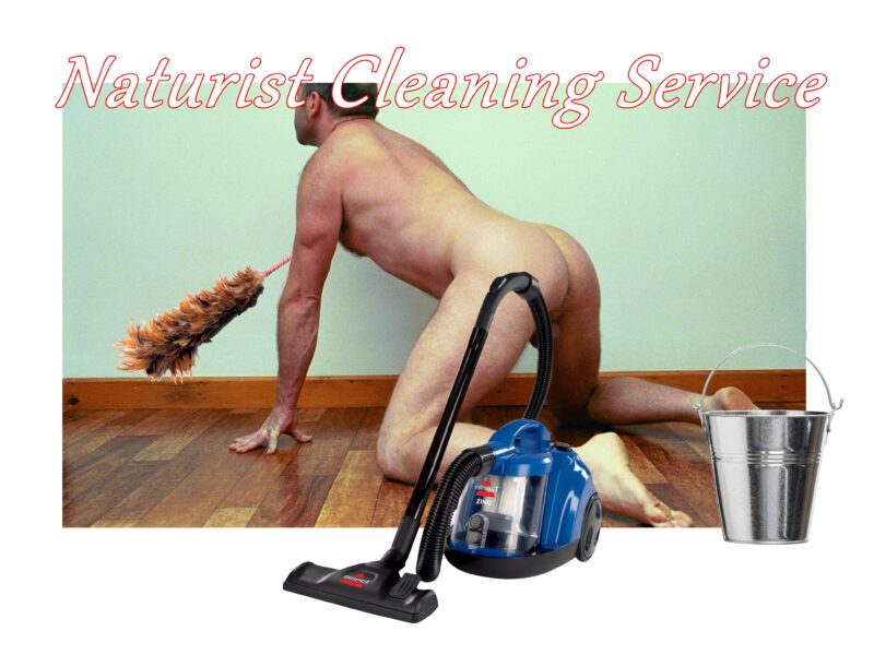 Naked Male Cleaner