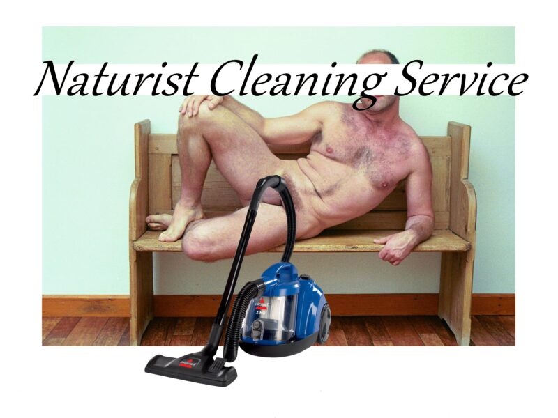 Naked Male Cleaner
