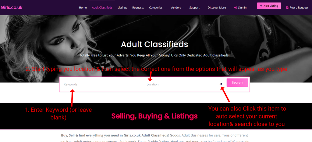 Searching The Listings